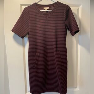 Loft Stripe Shirt Dress - S